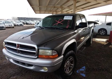 2002 Dodge Dakota Slt z USA, uszkodzony, nr VIN 1B7HG48N12S516347